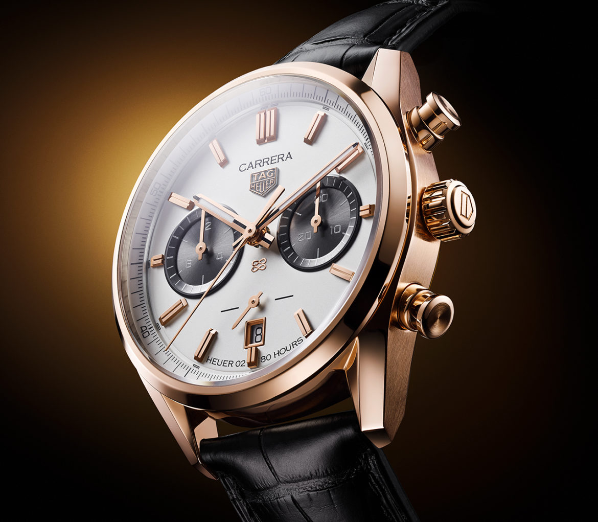 TAG Heuer brengt limited edition gouden Carrera uit - JFK